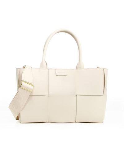 Belle & Bloom Long Way Home Woven Tote Bag - Natural