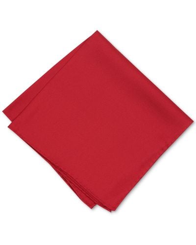 Alfani Solid Pocket Square - Red