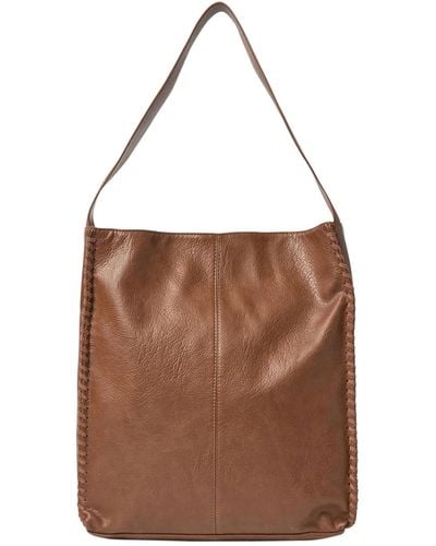 Urban Originals Knowing Faux Leather Hobo Bag - Brown