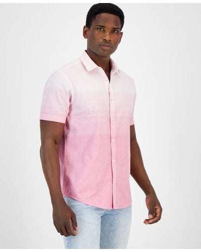 INC International Concepts Ombre Shirt - Pink