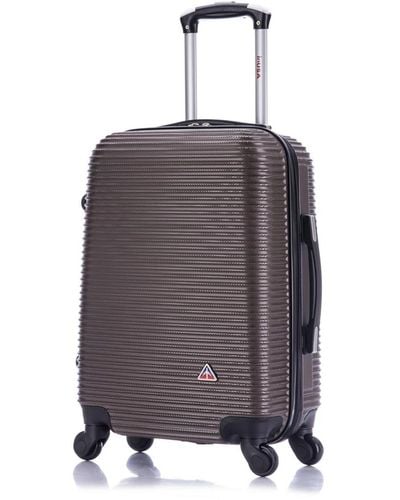 InUSA Royal 20" Lightweight Hardside Spinner Carry-on luggage - Purple