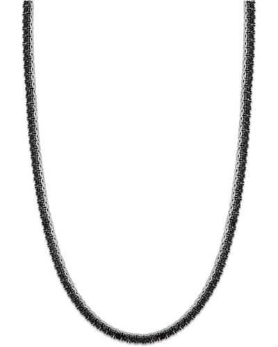 Macy's Diamond Link 24" Necklace (2 Ct. T.w. - Black