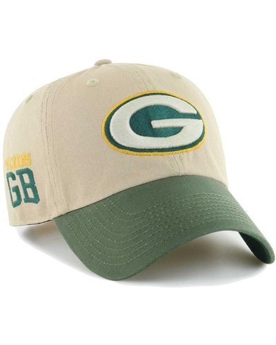 Men's '47 Green Green Bay Packers Striped Bucket Hat