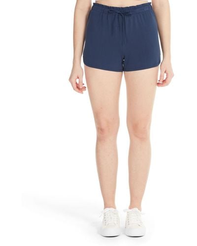 Marc New York Performance Sueded Jersey Lounge Shorts - Blue