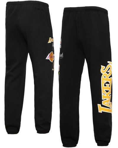 Mitchell & Ness Los Angeles Lakers Champs City Fleece jogger Pants - Black