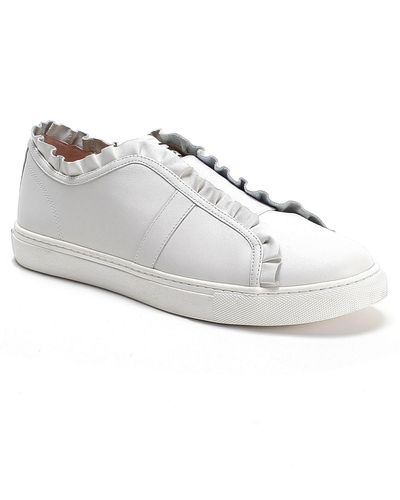 Kate Spade Lance Ruffle Sneakers, Created For Macy's - White