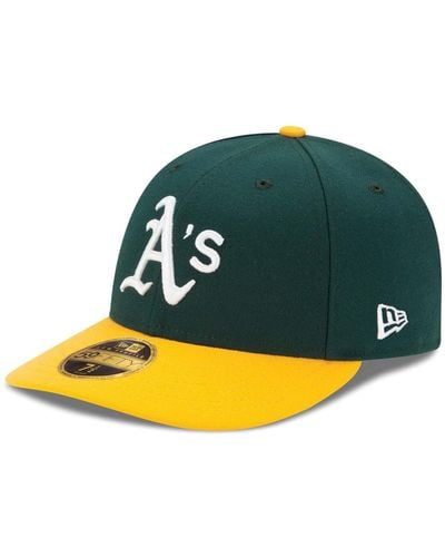KTZ Oakland Athletics Home Authentic Collection On-field Low Profile 59fifty Fitted Hat - Green