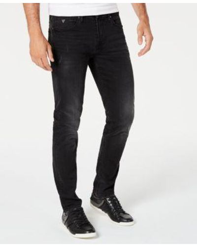 Guess Slim Tapered Fit Jeans - Black