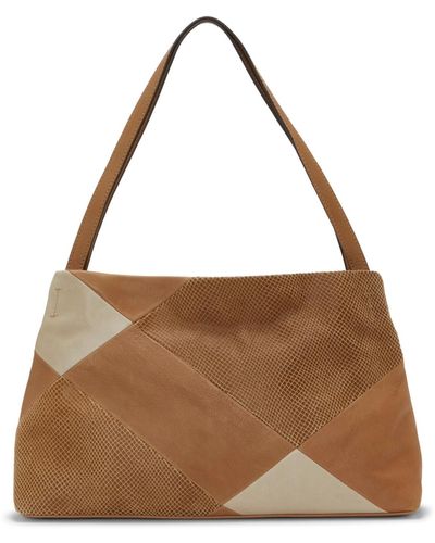 Lucky Brand Jema Leather Shoulder Handbag - Brown