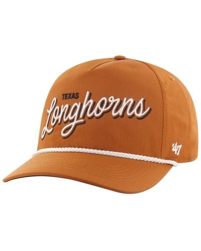 '47 Texas Longhorns Fairway Hitch Adjustable Hat - Brown