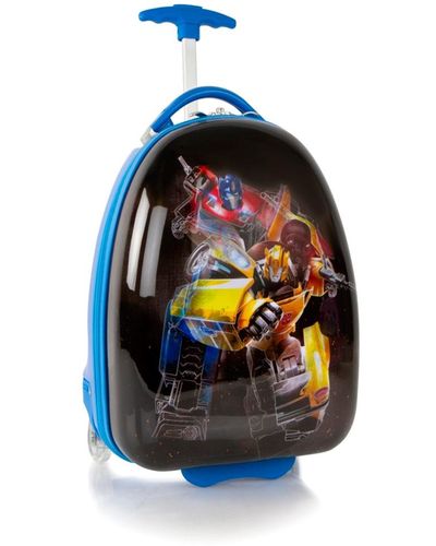 Heys Hasbro 18" Transformers egg Shape Lightweight Carry-on luggage - Blue