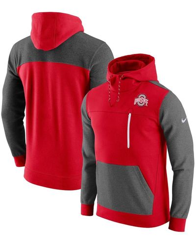 Nike Ohio State Buckeyes Av-15 2.0 Pullover Hoodie - Red
