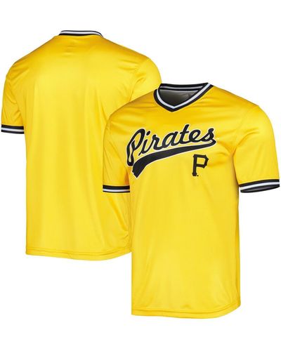 Stitches Pittsburgh Pirates Cooperstown Collection Team Jersey - Yellow