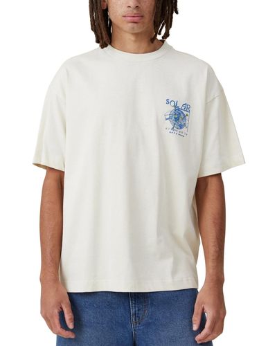Cotton On Box Fit Graphic T-shirt - White