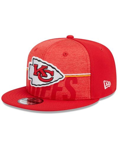 KTZ Kansas City Chiefs 2023 Nfl Training Camp 9fifty Snapback Hat - Red