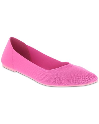MIA Kerri Ballet Knit Flats - Pink