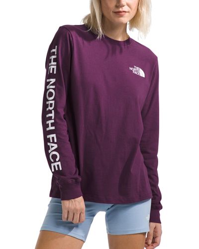 The North Face Long-sleeve Graphic T-shirt - Purple