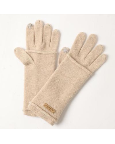 Bellemere New York Bellemerenewyork Cashmere Touchscreen Gloves - Natural