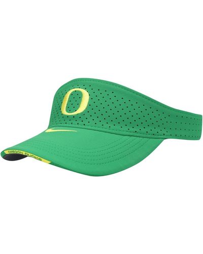 Nike Oregon Ducks 2021 Sideline Performance Visor - Green