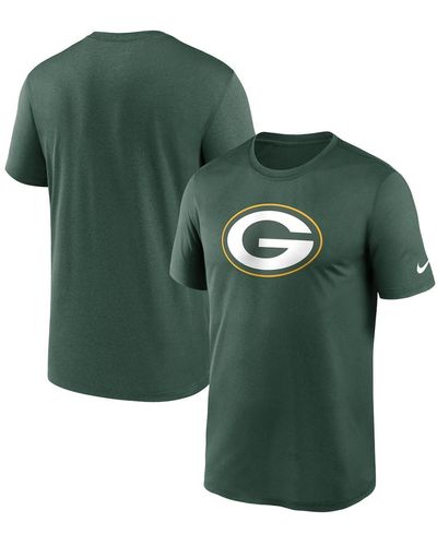 Nike Bay Packers Legend Logo Performance T-shirt - Green