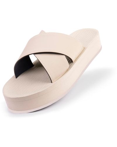 indosole Cross Platform Sandal - Natural