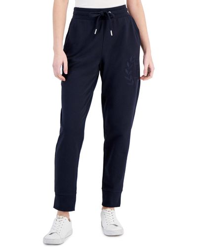 TOMMY HILFIGER Solid Women Beige Track Pants - Buy TOMMY HILFIGER Solid  Women Beige Track Pants Online at Best Prices in India
