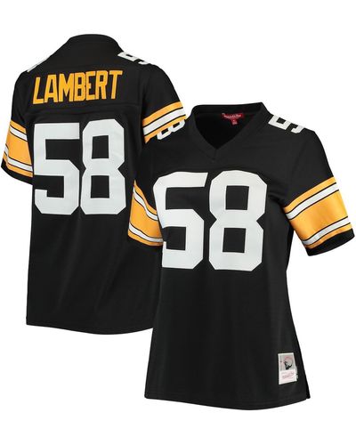 Mitchell & Ness Jack Lambert Pittsburgh Steelers Legacy Replica Player Jersey - Black