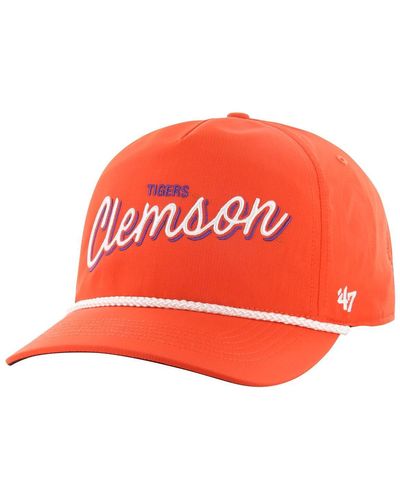 '47 Clemson Tigers Fairway Hitch Adjustable Hat - Orange