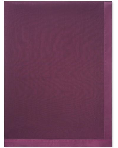 Calvin Klein Elegant Satin-trim Chiffon Evening Wrap - Purple