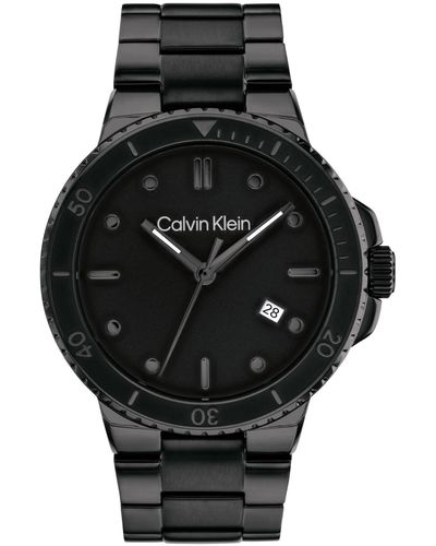 Calvin Klein Stainless Steel Bracelet Watch 44mm - Black