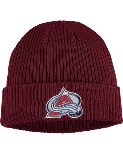 Men's Fanatics Branded Navy Colorado Avalanche Special Edition 2.0 Cuffed  Knit Hat With Pom