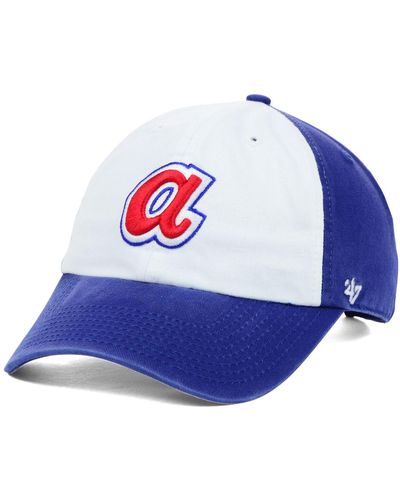 '47 Atlanta Braves Clean Up Cap - White