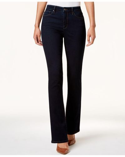 Charter Club Lexington Tummy Control Straight-leg Jeans - Blue