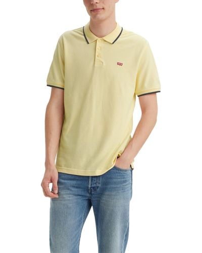 Levi's Housemark Regular Fit Short Sleeve Polo Shirt - Gray