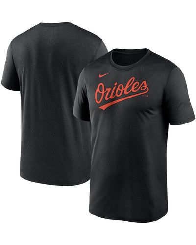 Nike Black Baltimore Orioles Fuse Legend T-shirt