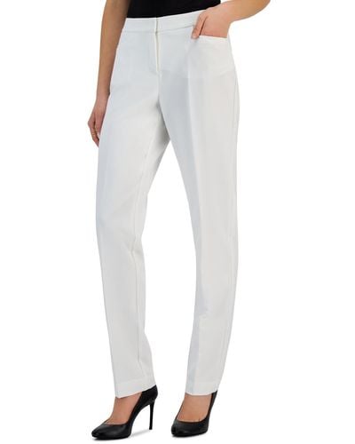 INC International Concepts Mid-rise L-pocket Straight-leg Pants - Gray