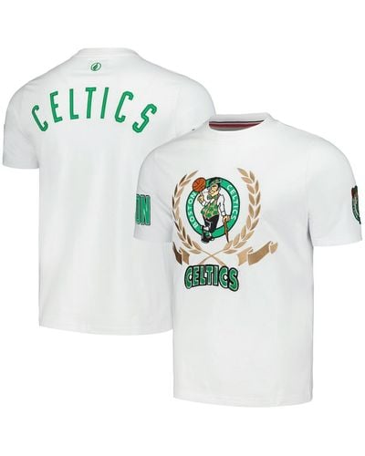 FISLL And Boston Celtics Heritage Crest T-shirt - White