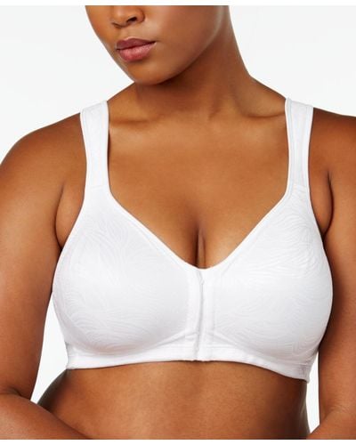 Playtex 18 Hour Posture Boost Front Close Wireless Bra Use525 - White