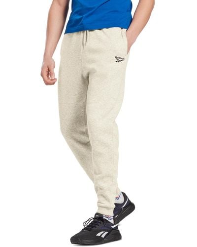 Reebok Identity Classic Fleece Drawstring-waist Logo jogger Pants - Multicolor