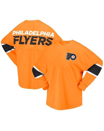 Fanatics Philadelphia Flyers Jersey Long Sleeve T-shirt - Orange