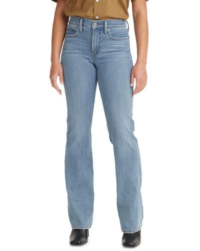 Levi's 315 Shaping Mid Rise Lightweight Bootcut Jeans - Blue
