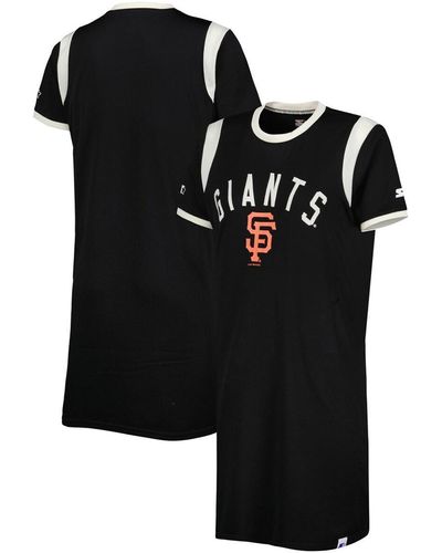 Starter San Francisco Giants Playoff Sneaker Dress - Black