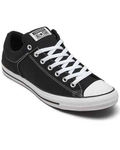 Converse High Street Low Casual Sneakers From Finish Line - Black