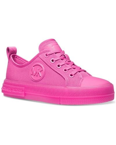 Michael Kors Michael Evy Lace-up Sneakers - Pink