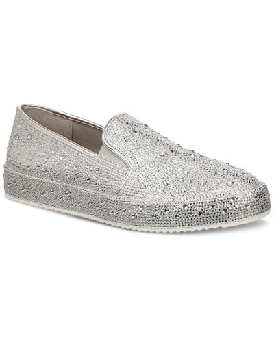 INC International Concepts Lenna Slip-on Embellished Sneakers - White