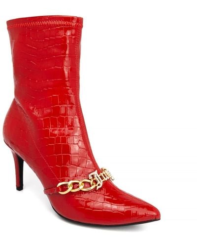 Juicy Couture Tommi Booties - Red