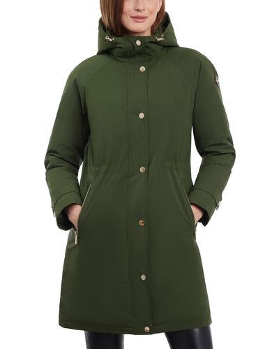 Michael Kors Hooded Anorak Raincoat - Green