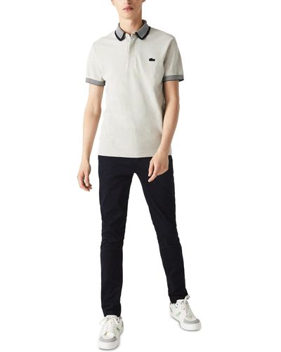 Lacoste Slim-fit Stretch Solid Pants - White