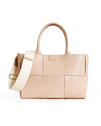 Belle & Bloom Long Way Home Woven Tote Bag - Natural