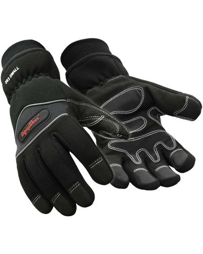 Refrigiwear Warm Waterproof Fiberfill Insulated Lined High Dexterity Work Gloves - Black
